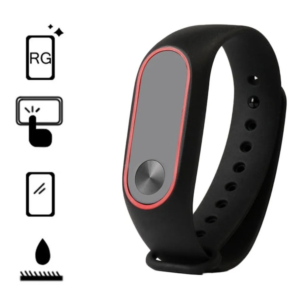 

Premium Replacement Wrist Strap With Two Color Unique TPU Wristband Replacement for XIAOMI MI Band Second Generation