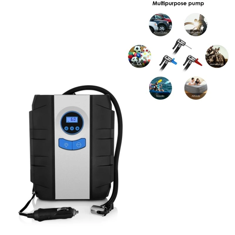 

DC 12V CZK-3601S Air Compressor 150 Psi Mini Portable Electric Pump with Automobile Tire Flashlight