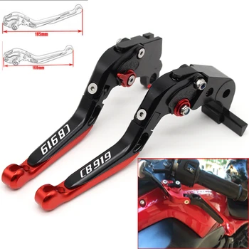 

Motorcycle CNC Adjustable Foldable brake Clutch Levers for Honda CB919 2002 2003 2004-2007 with Logo (CB919)