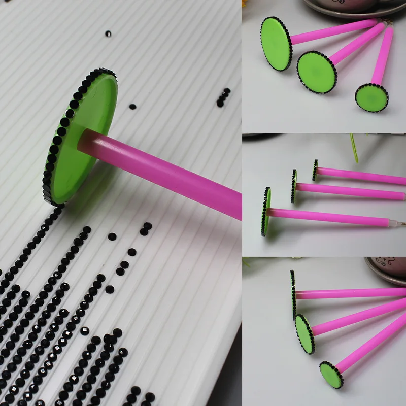 

Kuke 360 Degree Magic Wheel Tools DIY Square Round Diamond Painting Tool Set Quick Point Drill Pen Automatic Full Bore