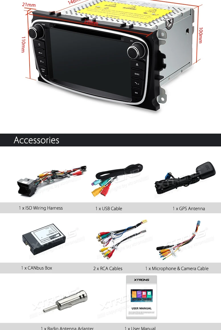 Excellent Android 8.0 Oreo OS 7" Car DVD Multimedia Navigation GPS Radio for Ford Focus II 2008-2011 & C-Max 2008-2011 & S-Max 2008-2011 15