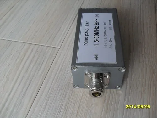 1 шт. 1,5-30 МГц BPF коротковолновой полосовой фильтр улучшает возможности защиты от помех станций