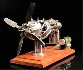 

LBLA 18 Cylinder Hot Air Stirling Engine Motor Model Motor Engine NEW Hot Air Swash Plate Toys Kids Educational