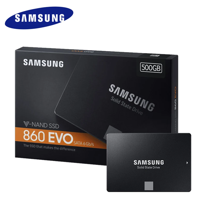 SAMSUNG Внутренний твердотельный диск SSD 860 EVO HDD жесткий диск SATA3 2,5 дюймов ноутбук Настольный ПК TLC диск Дуро 250 ГБ 500 ГБ