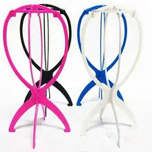 1 шт. Регулируемая подставка для парика пластиковая подставка для парика Портативная Складная Подставка для стилизации сушки дисплей Портативная Складная Подставка для парика