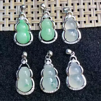 

Ice Type Emerald Natural emerald A cargo ice type gourd fluke Pendant