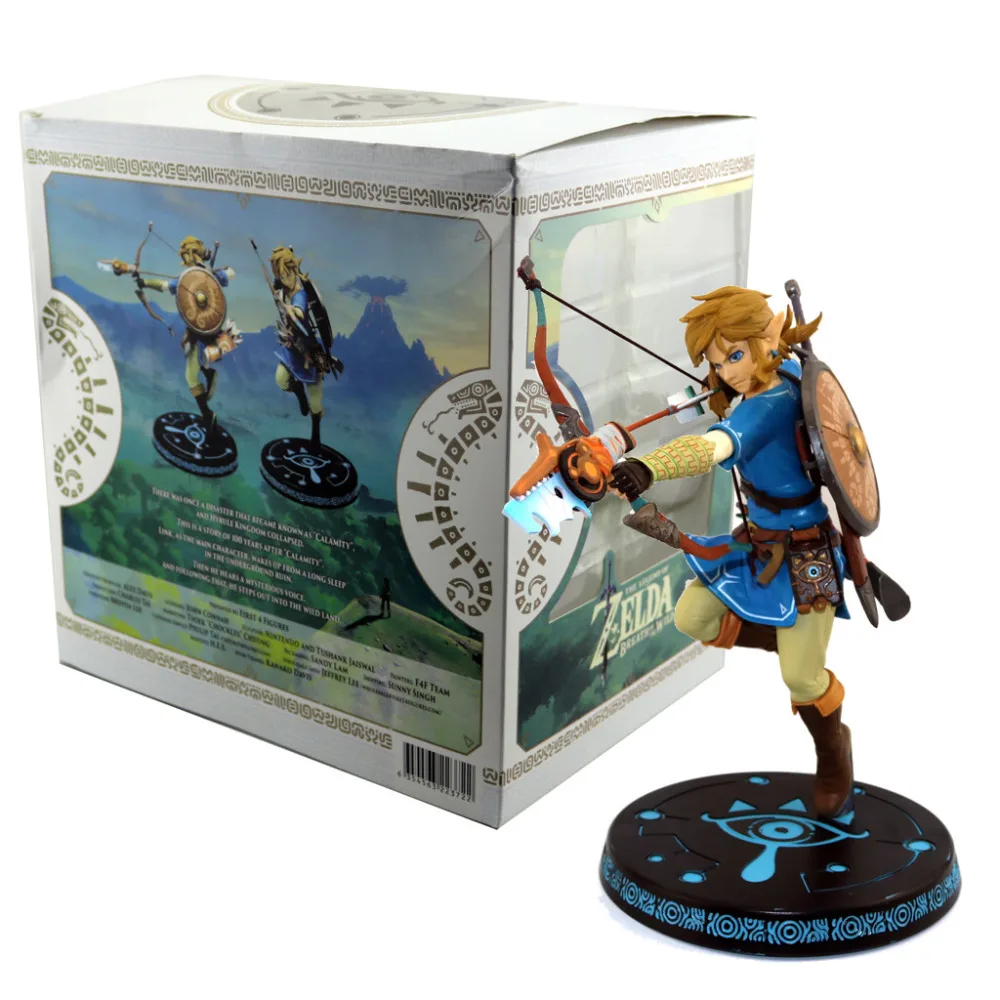 

ALEN Link Zelda Legend of Zelda Figure BREATH OF THE WILD LINK 23CM Model Action Figures Pvc Rinquedo