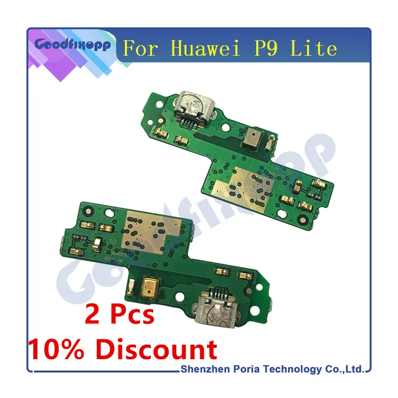 Оригинальный Для Huawei P9 Lite USB зарядный порт гибкий кабель для док разъем зарядное