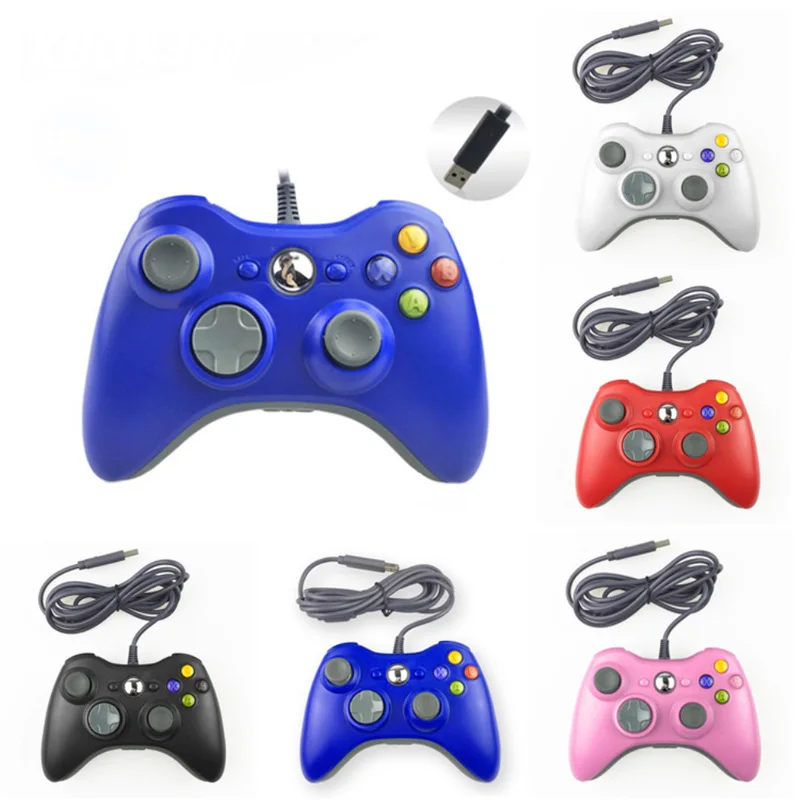 

2019 new 1pcs USB Wired Joypad Gamepad Controller For Xbox 360 Joystick For Official Microsoft PC for Windows7 / 8 / 10