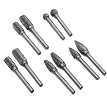 6x10 6x12mm Carbide Tungsten Steel Grinding Rotary Boring Cutter 5Pcs/Set Woodworking Wood Carving Knife For Woodwork Tools 6x10 6x12mm Carbide Tungsten Steel Grinding Rotary Boring Cutter 5Pcs/Set Woodworking Wood Carving Knife For Woodwork Tools