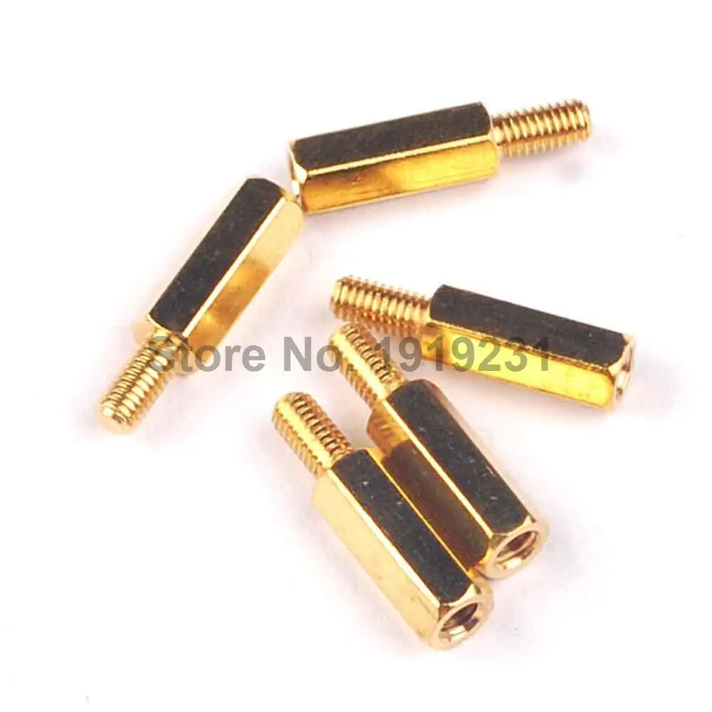 

20PCS/LOT 12+6 Copper Pillars Height M3 (Thread 6 mm)