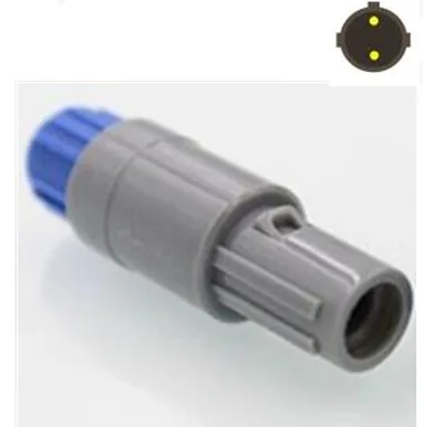 

10pcs/lot FREE SHIPPING FOR LEMO 2 PIN CIRCULAR PLASTIC MALE PLUG WITH SINGLE SLOT CONNECTOR/PLUG