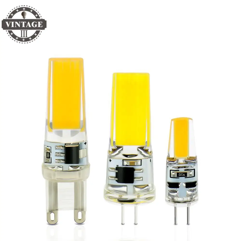 VintageIII 12 В 220 3 Вт 6 COB SMD светодиодный светильник заменяющий галогенный прожектор