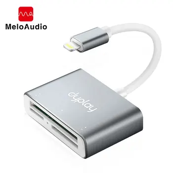 

3 In 1 OTG Memory Card Reader SD CF TF To Lightning Port Adapter For Data Transfer To iPhone iPad iPod Extension Headers