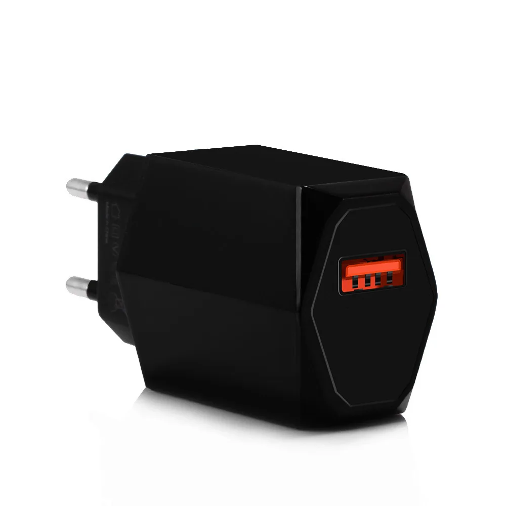 AMEEC EU Multi USB Charger 5V 2.4A Mobile Phone Chargers Quick Charge 2 Port USB Charge Adapter Wall AC Desktop Power Adaptors