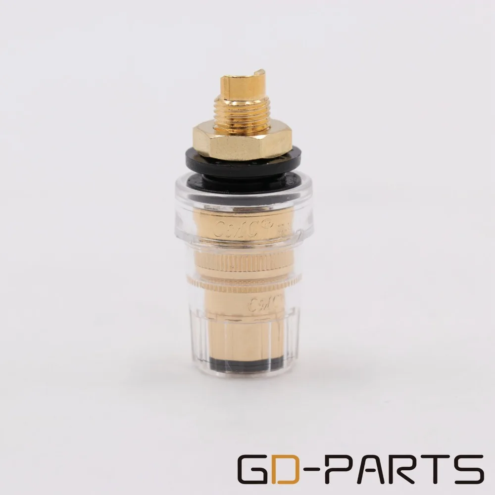 GD-PARTS CMC 858S-G позолоченный OFC латунный динамик связывающий пост разъем банан разъем терминал короткая резьба