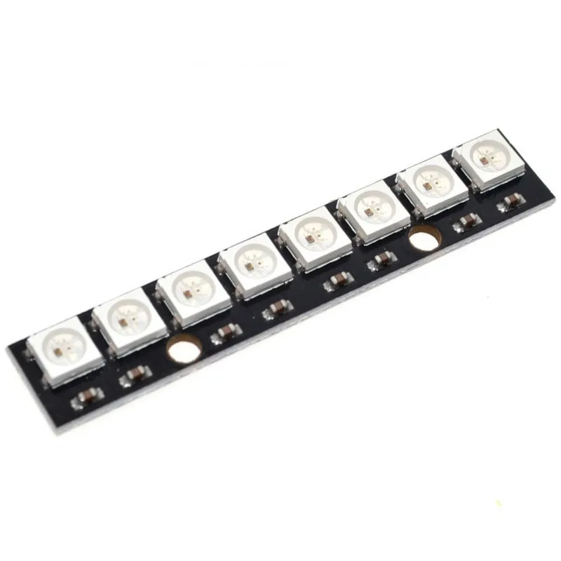 

Thinary 8 channel WS2812 5050 RGB LED lights built-in full color-driven development board 8 Bits mini usb led lamp module