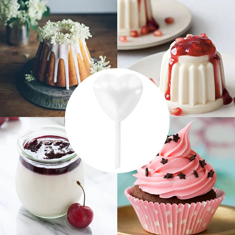 

Cupcake Macaron Baking Tools 50 Pcs/pack Jelly Milkshake Cake Droppers Disposable Dropper Straw Injector for Cream Pipettes