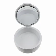 2 шт. Стоматологические продукты ортодонтический фиксатор мундguard белый зубные протезы Чехол для хранения с зеркалом коробка сохранить стоматолога