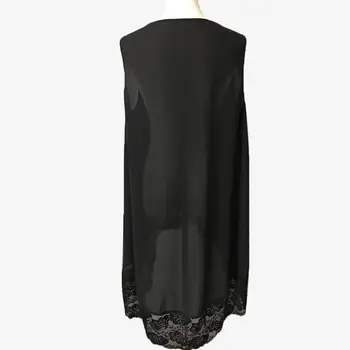 

Tunic Top Solid Scoop Loose Plus Size Simple Style Blouses Women Casual Clothing Sleeveless Long Blouses