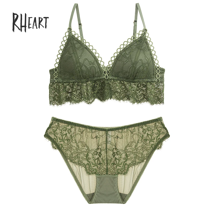 Женские кружевные трусики Бралетт Roseheart желтое кофейное нижнее белье с