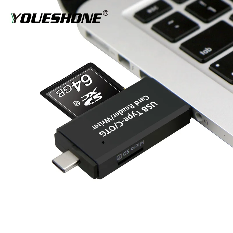 Type C и micro USB и USB 3 в 1 OTG кард-ридер высокоскоростной USB3.0 Универсальный OTG TF/SD для Android компьютера удлинители