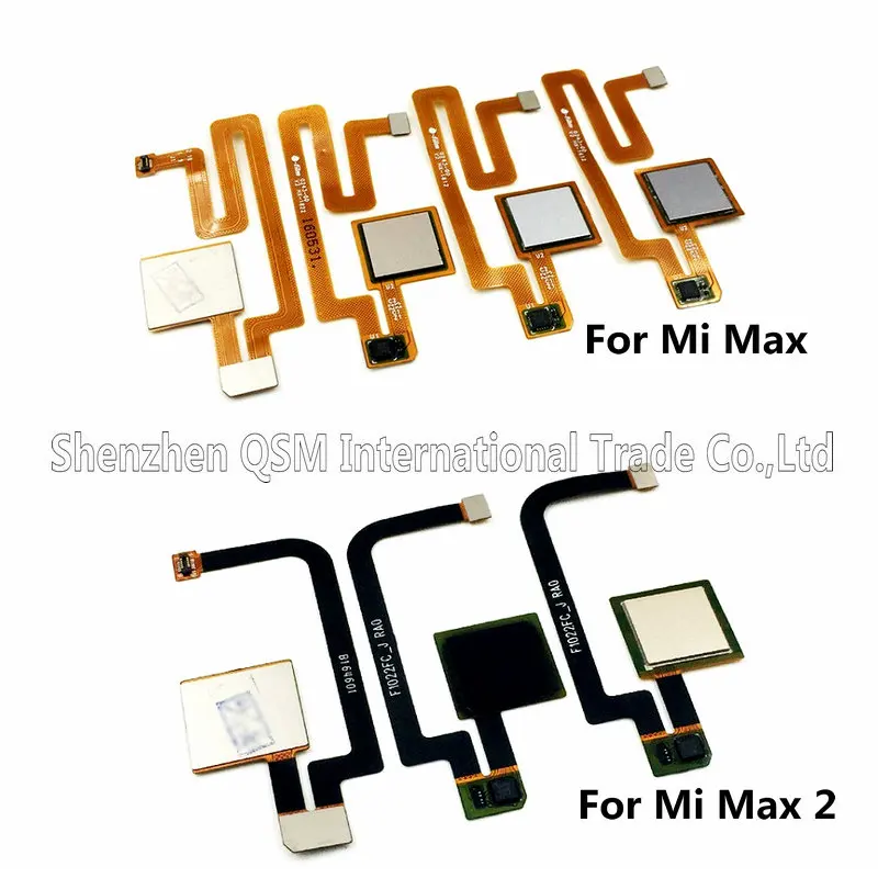 Для Xiaomi Mi MAX сенсор отпечатков пальцев Кнопка сенсорный идентификационный сканер