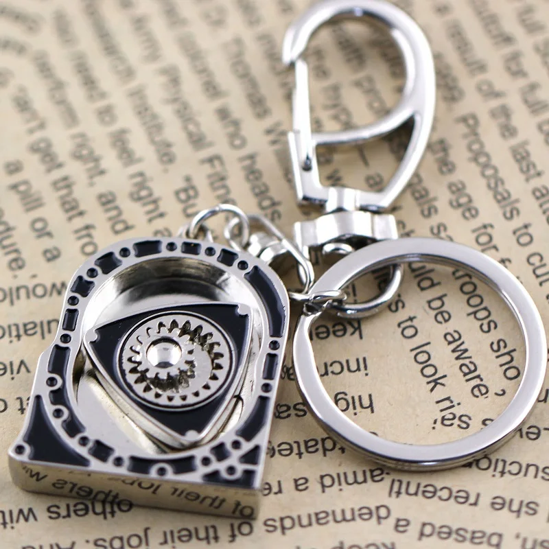 

Wankel Engine model keychain key ring Rotary Engine key chain high quality key holder portachiavi chaveiro llaveros hombre