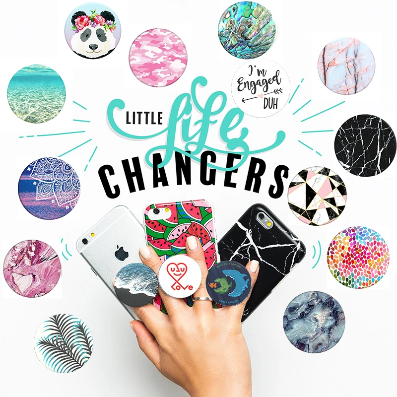 PopSoket Marble попсокет Phone Holder Pops Expanding Stand Pocket Socket Finger Ring PopSocet Cellphone PipSocket |
