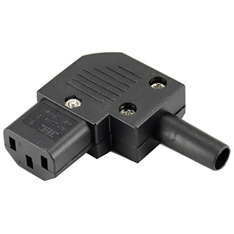 C13 IEC320 прямоугольный горизонтальный разъем 125 в 250 90 для адаптера питания