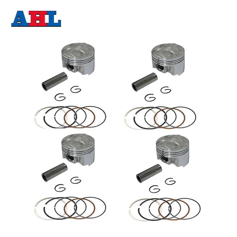 

Motorcycle Engine Parts STD +25 +50 Cylinder Bore Size 56.00mm ~ 56.50mm Pistons & Rings Kit For Yamaha FZ400 FZ 400 Piston Ring