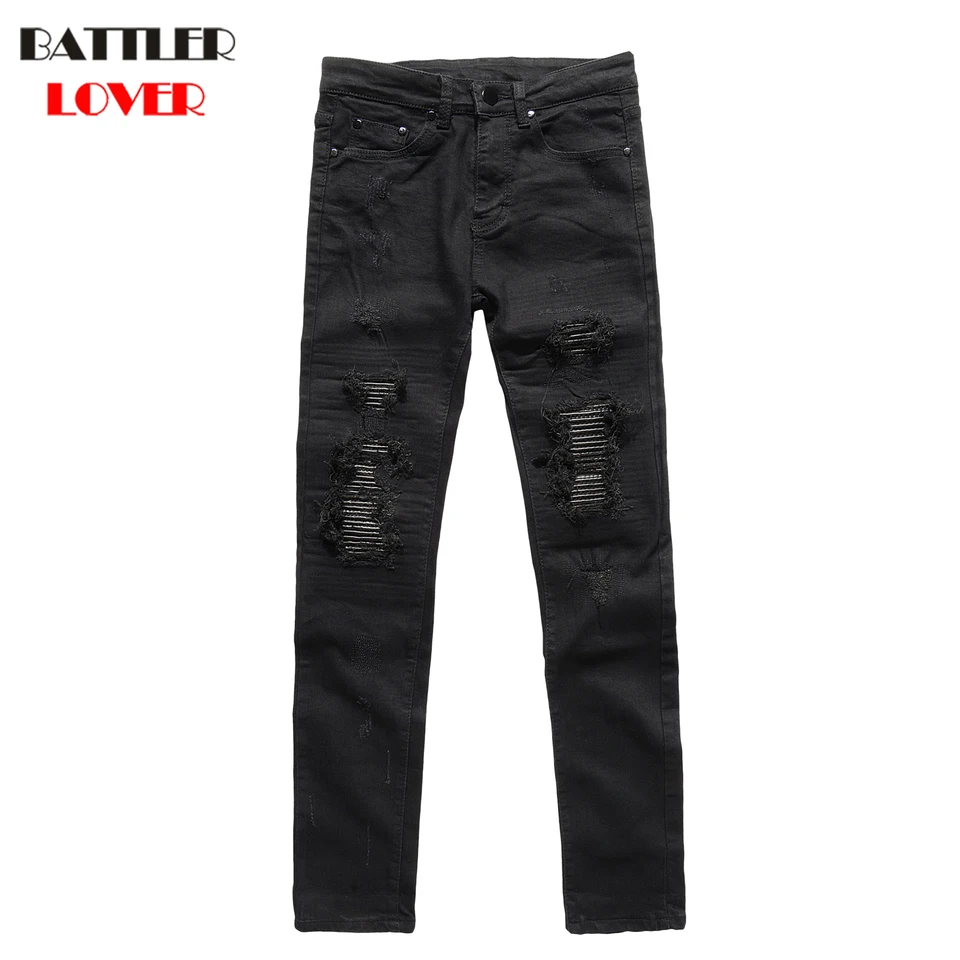 black design jeans