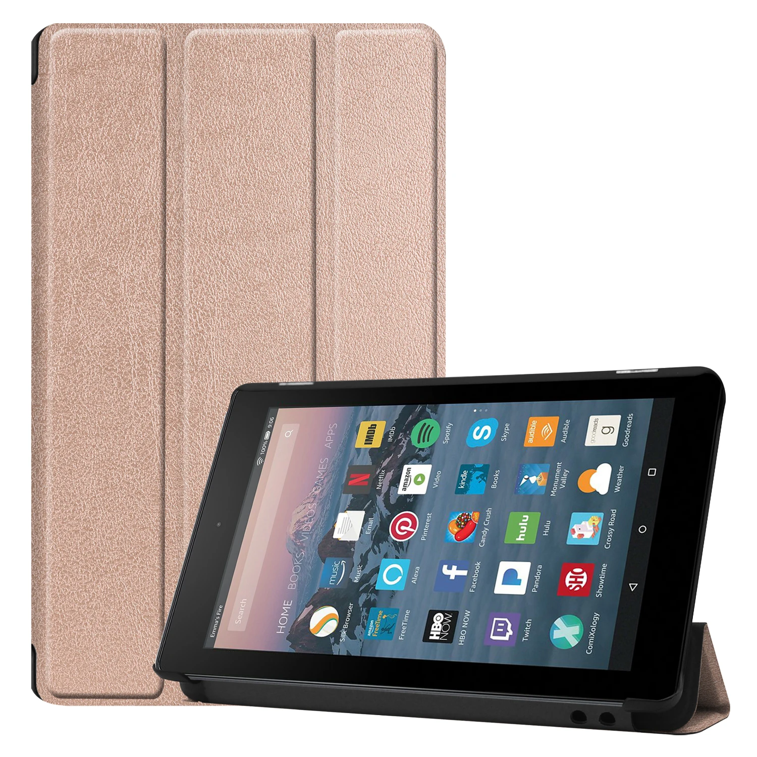 Магнитный чехол для Amazon Kindle Fire HD 7 дюймов выпущен Авто/Пробуждение планшет PU кожаный защитный чехол+ подарки