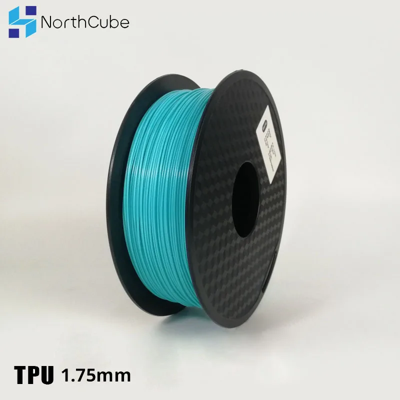 

3D Printing Filament TPU Flexible Filament TPU Flex Plastic for 3D Printer 1.75mm 1KG 3D Printing Materials Sky Blue