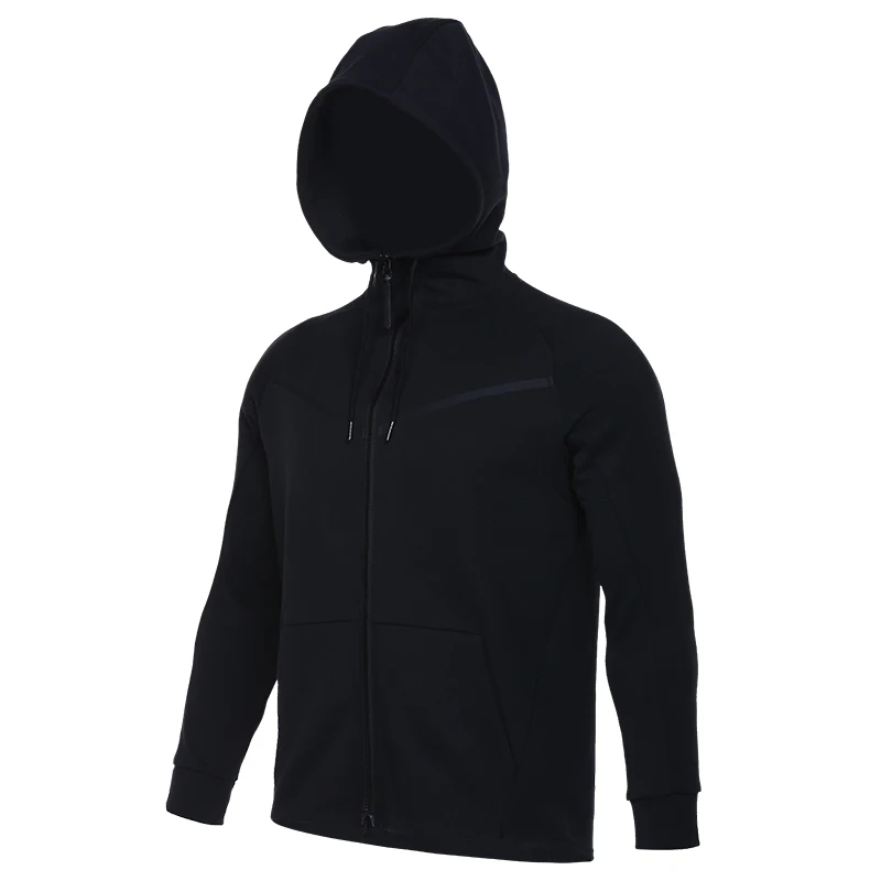 Пара, стильное хлопковое спортивное пальто с длинными рукавами, зимняя одежда для бега, мужская и женская спортивная одежда, тренировочная дышащая куртка-кардиган - Цвет: MBF73801 Black