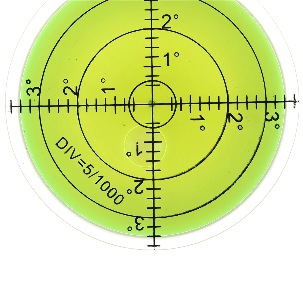 Turnable круглый, высокой точности дух измерения уровня инструменты инструмент круглый пузырь Акриловый уровень корпус индикатора инструмент 60x12 мм