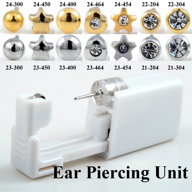 Disposable Sterile Ear Piercing Unit Cartilage Tragus Helix Piercing