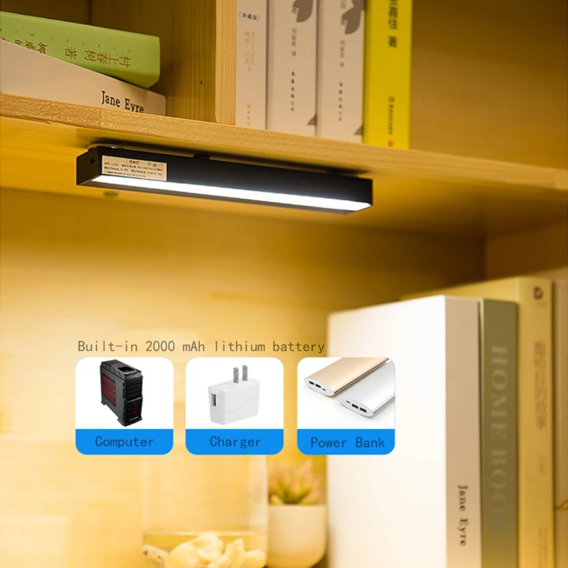 

Install anywhere Led Desk Lamps Night Light LED Table Lamp 2000mAh Battery in Table Light Flexible Mini Lamp Flash Deal 22/37cm