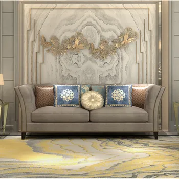 

Modern French Style Livingroom Fabric Sofa in 3 seats