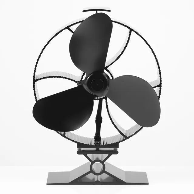 Heat Powered Round Stove Fan 3 Blade Black Aluminum Wood Burning Stove Fan Round Ecofan-in Fireplace Sets & Accessories from Home Improvement on Aliexpress.com | Alibaba Group Cheap ecofan