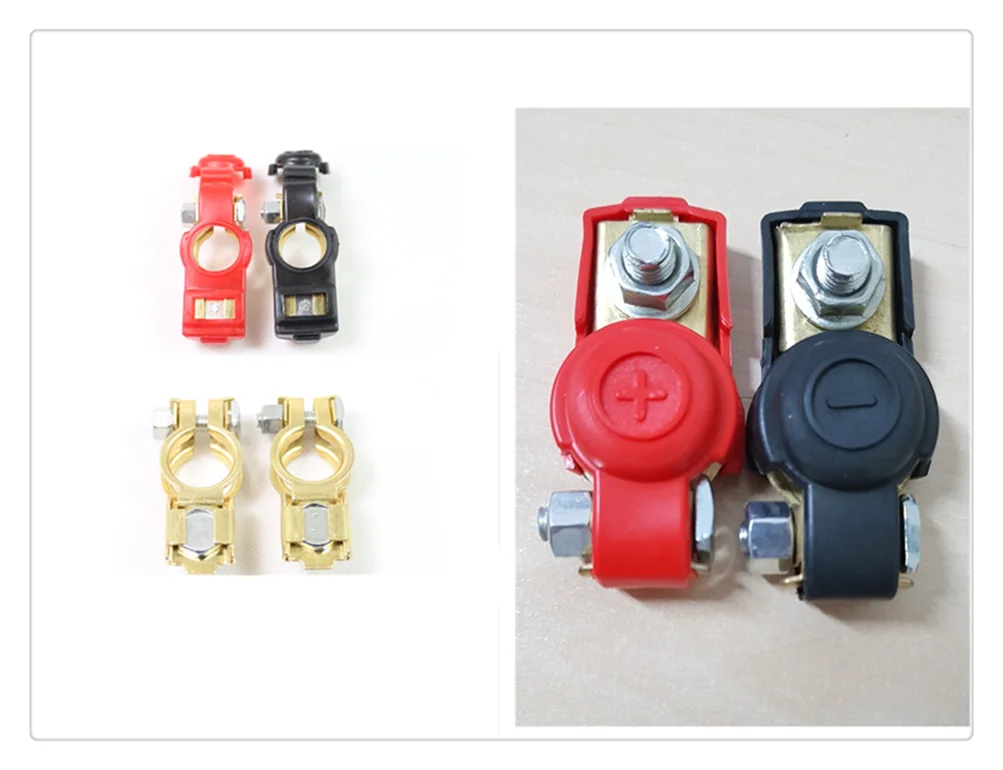 Auto parts battery head connector copper clip positive and negative for Ford Expedition EcoSport