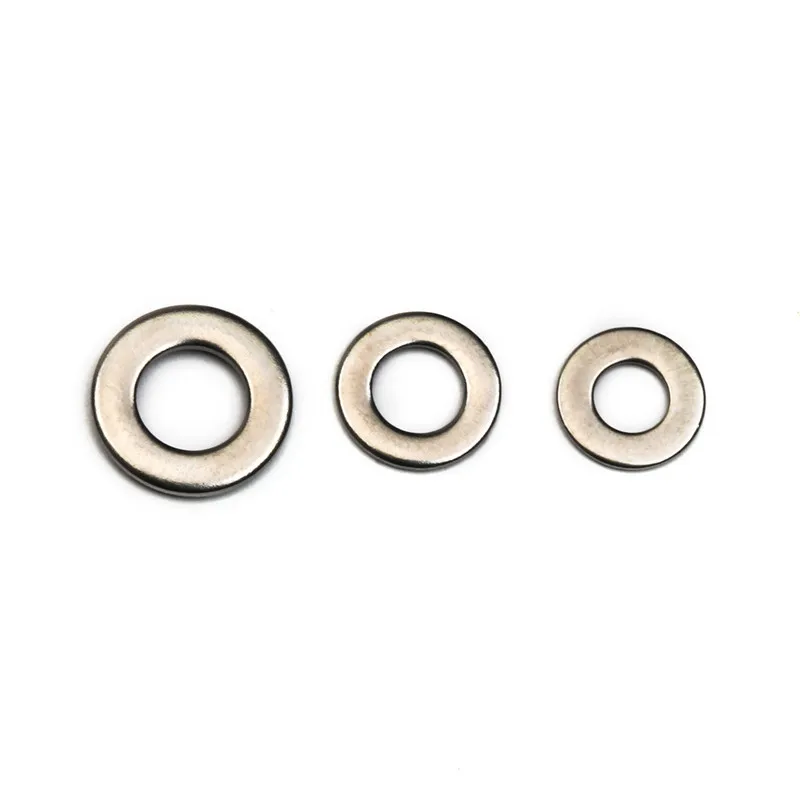 255Pcs M4/M5/M6 Stainless Steel Hexagon Nuts Screw Nut Flat Washers