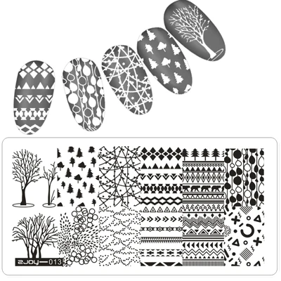 Новое поступление 30 дизайнов для дизайна ногтей штамповочная пластина высокого качества шаблон для маникюра - Цвет: zjoy13