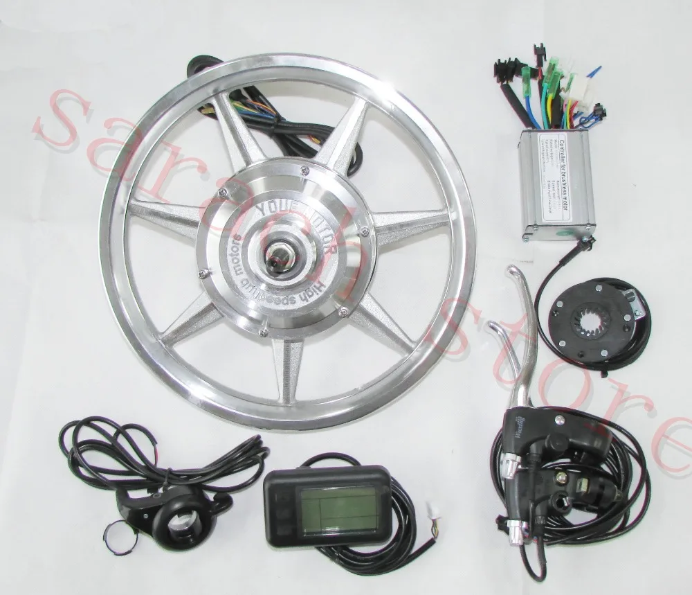 

14" 250W 36V rear wheel hub motor electric bike kit ebike kit electric bike conversion kit