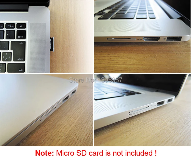 303A адаптер карты Micro SD для Apple MacBook Pro retina 1" A1425 A1502 Reader Nifty Minidrive-красный