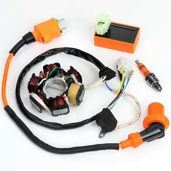 

Racing Ignition Coil CDI Regulator Rectifier Relay ATV 150cc 200cc 250cc 125c GY6 Spark Plug Ignition System coil Set