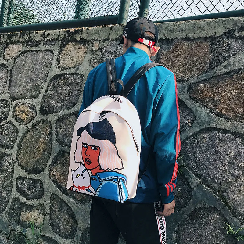 Menghuo Fresh Style Women Backpacks Full Print Bookbags 3D Backpack School Bag for Girls Rucksack Female Travel Backpack Mochila (18)