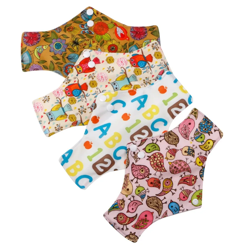 

Reusable Panty Liner Menstrual Sanitary Mama Pads Bamboo Cloth 24.5x16.5cm Eco-friendly 1Pc