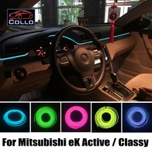9 М Набор EL Провода Для Mitsubishi eK Active/Стильный/пользовательские/Космос/Спорт/Wagon/Интерьер Автомобиля Романтическая Атмосфера Лампы