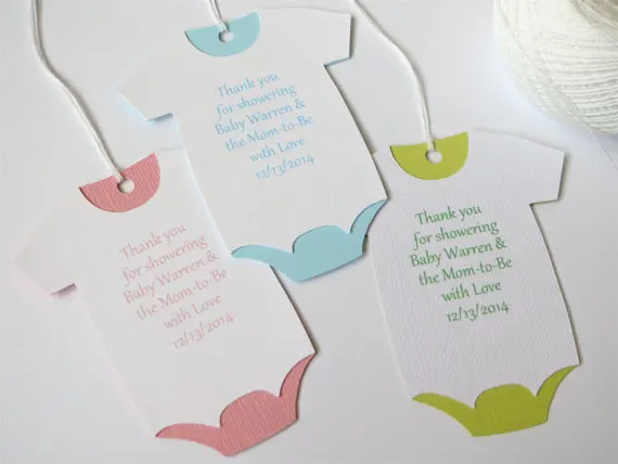 Персонализированные baby shower Спасибо день рождения ребенка Подарочная винные